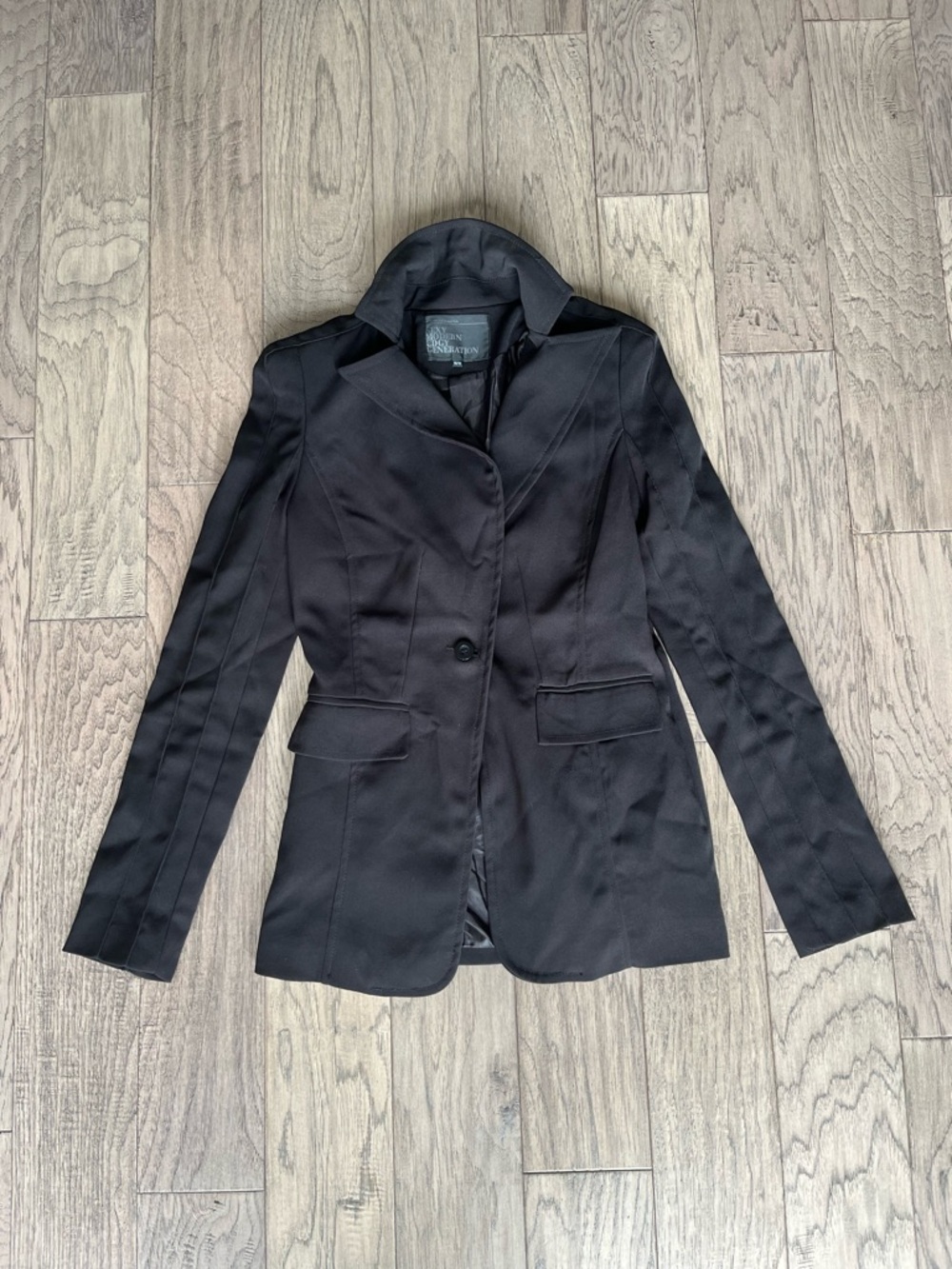 Y2K Urban Behavior Black Tailored Women's Blazer Jacket size M